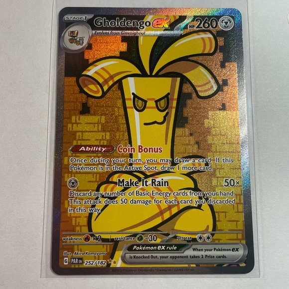 LGholdengo ex 252/182 Pokémon Card (Mint Condition!) - Picture 4 of 5